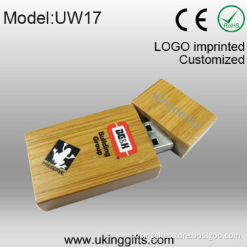 Wooden USB Pendrive/Laser Engraving Logo/Printing Logo Flash Drive